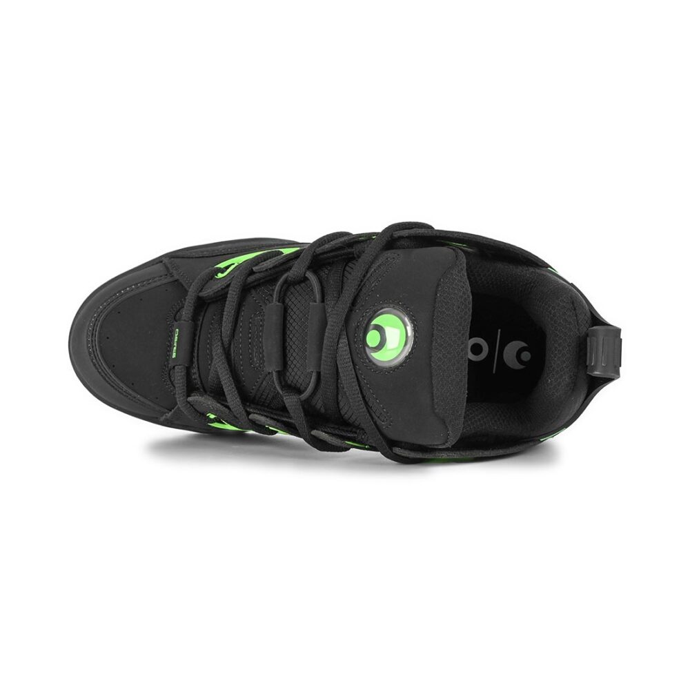 Osiris D3 E Skate Shoes - Black/Charcoal/Green