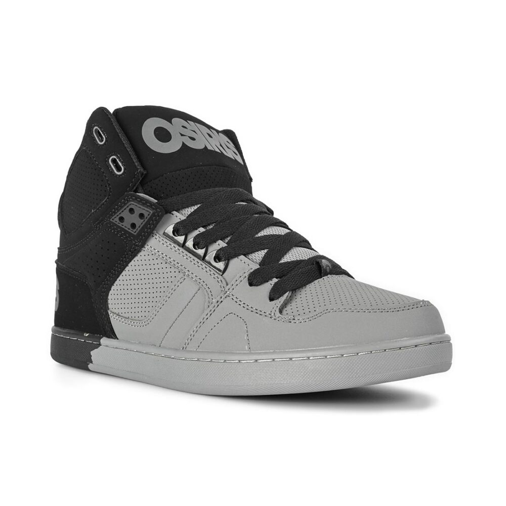 Osiris NYC 83 CLK High Top Shoes - Black/Grey Dip
