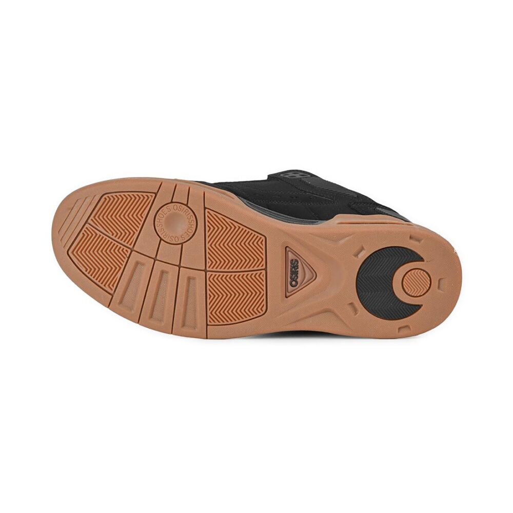 Osiris Peril Skate Shoes - Black/Black/Gum