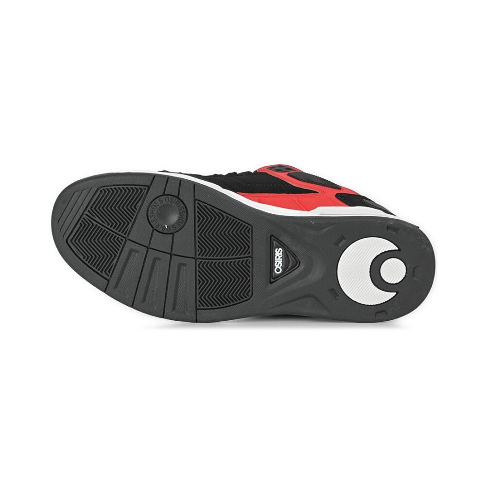 Osiris Peril Skate Shoes - Black/White/Red
