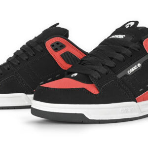Osiris Peril Skate Shoes - Black/White/Red
