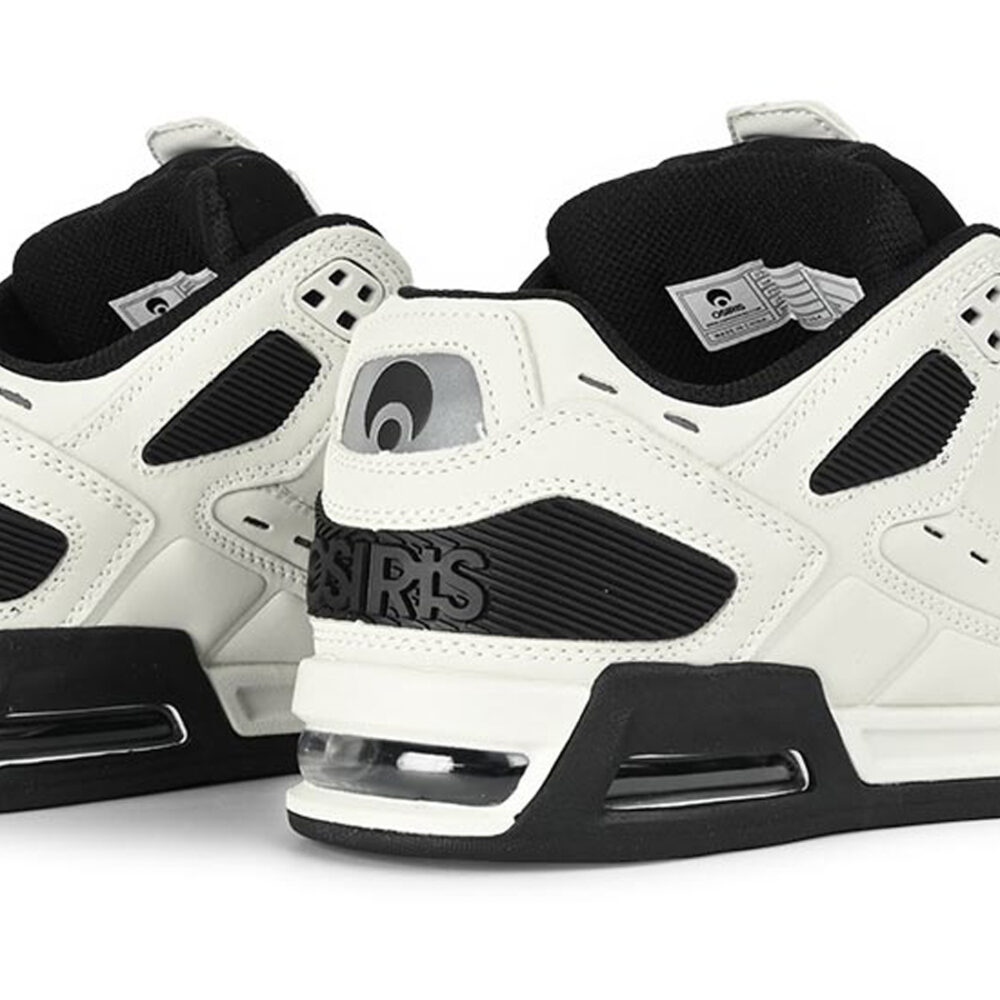 Osiris Peril Skate Shoes - Eggshell/Black