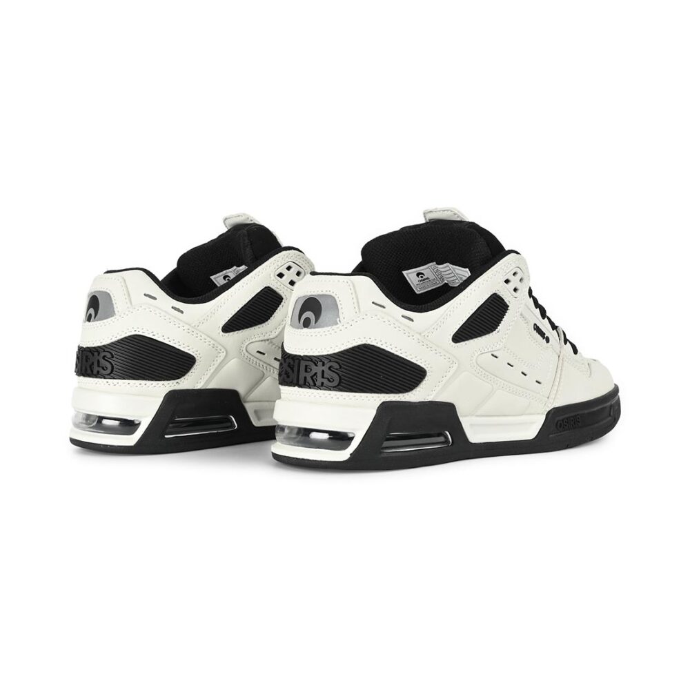 Osiris Peril Skate Shoes - Eggshell/Black