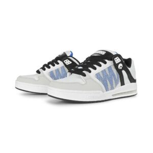 Osiris Pixel Skate Shoes - White/Black/Blue
