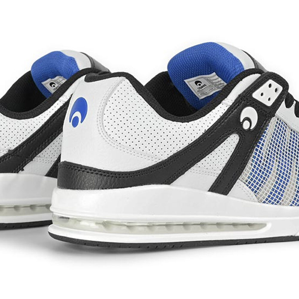 Osiris Pixel Skate Shoes - White/Black/Blue