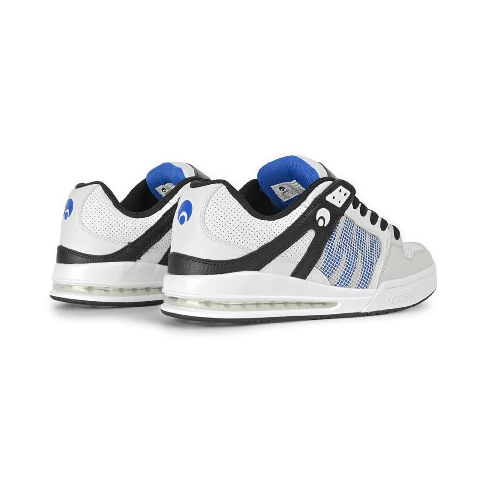 Osiris Pixel Skate Shoes - White/Black/Blue