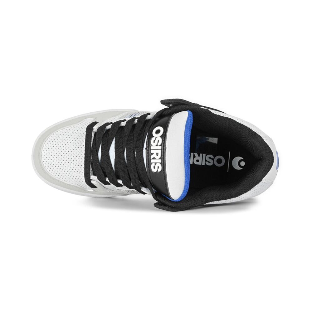 Osiris Pixel Skate Shoes - White/Black/Blue