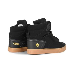 Osiris Rize Ultra High-Top Shoes - Black/Gold/Gum