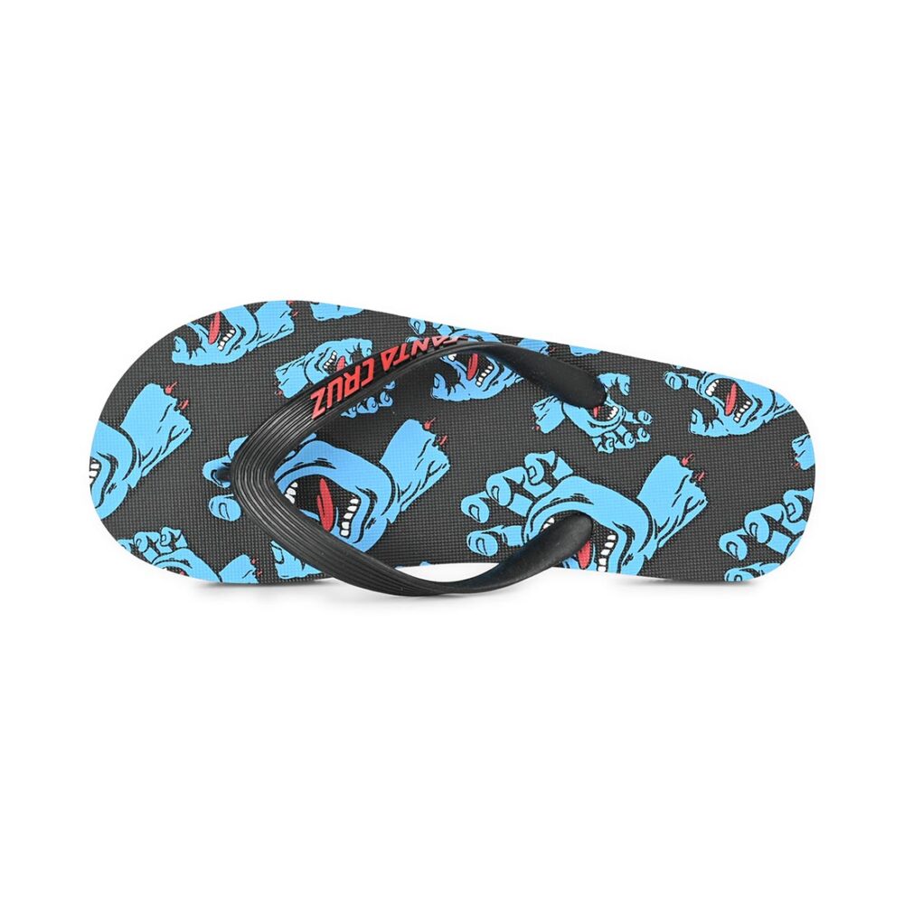 Santa Cruz Drift Flip-Flop Sandals - Screaming Hand