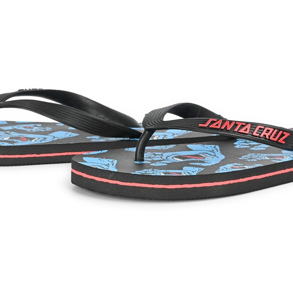 Santa Cruz Drift Flip-Flop Sandals - Screaming Hand