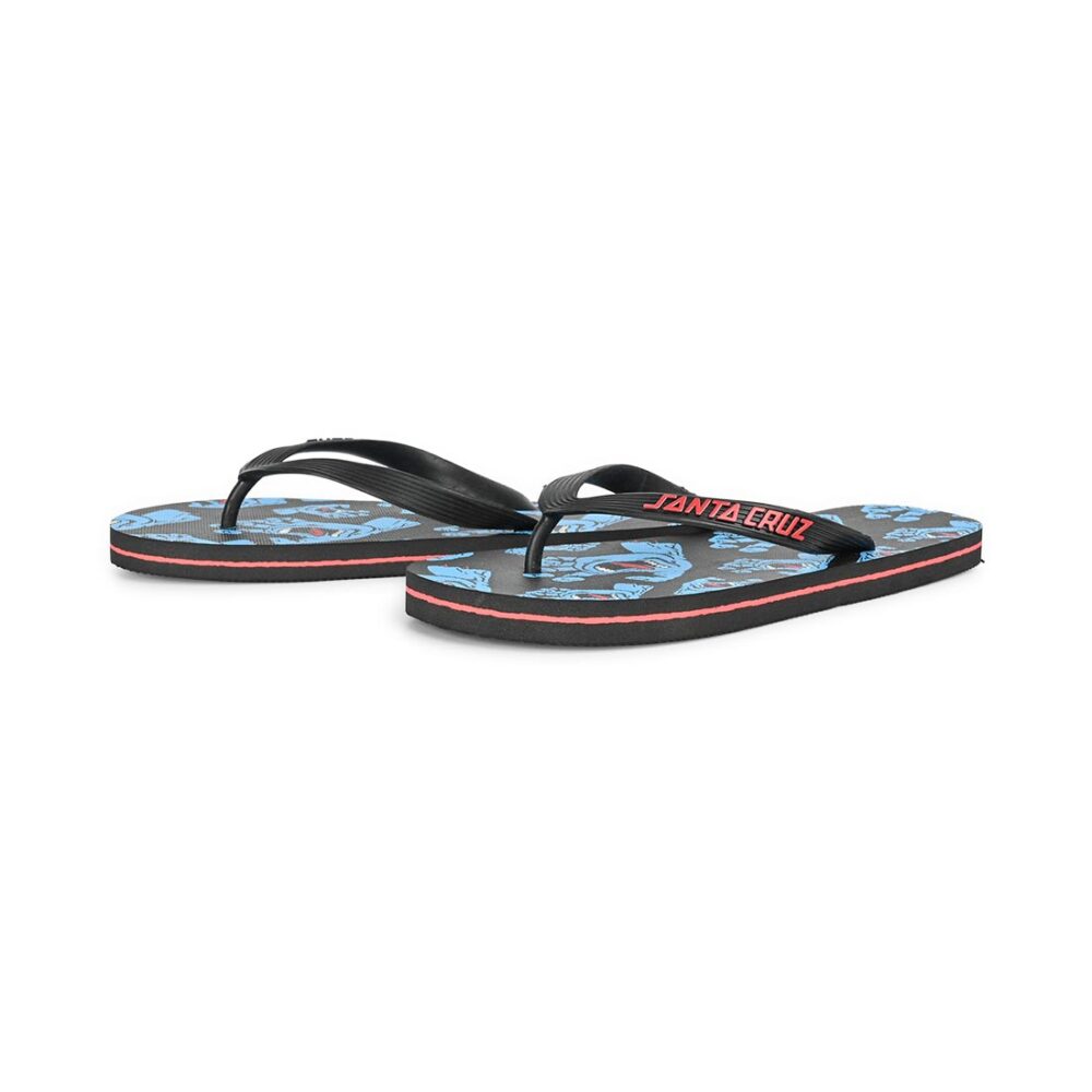Santa Cruz Drift Flip-Flop Sandals - Screaming Hand
