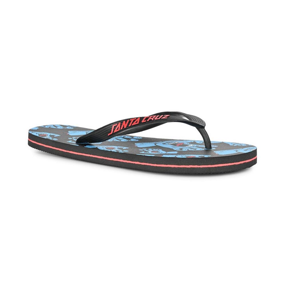 Santa Cruz Drift Flip-Flop Sandals - Screaming Hand
