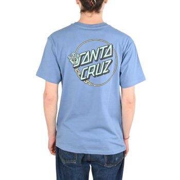 Santa Cruz Winkowski UFO Dot S/S T-Shirt - Azure Blue