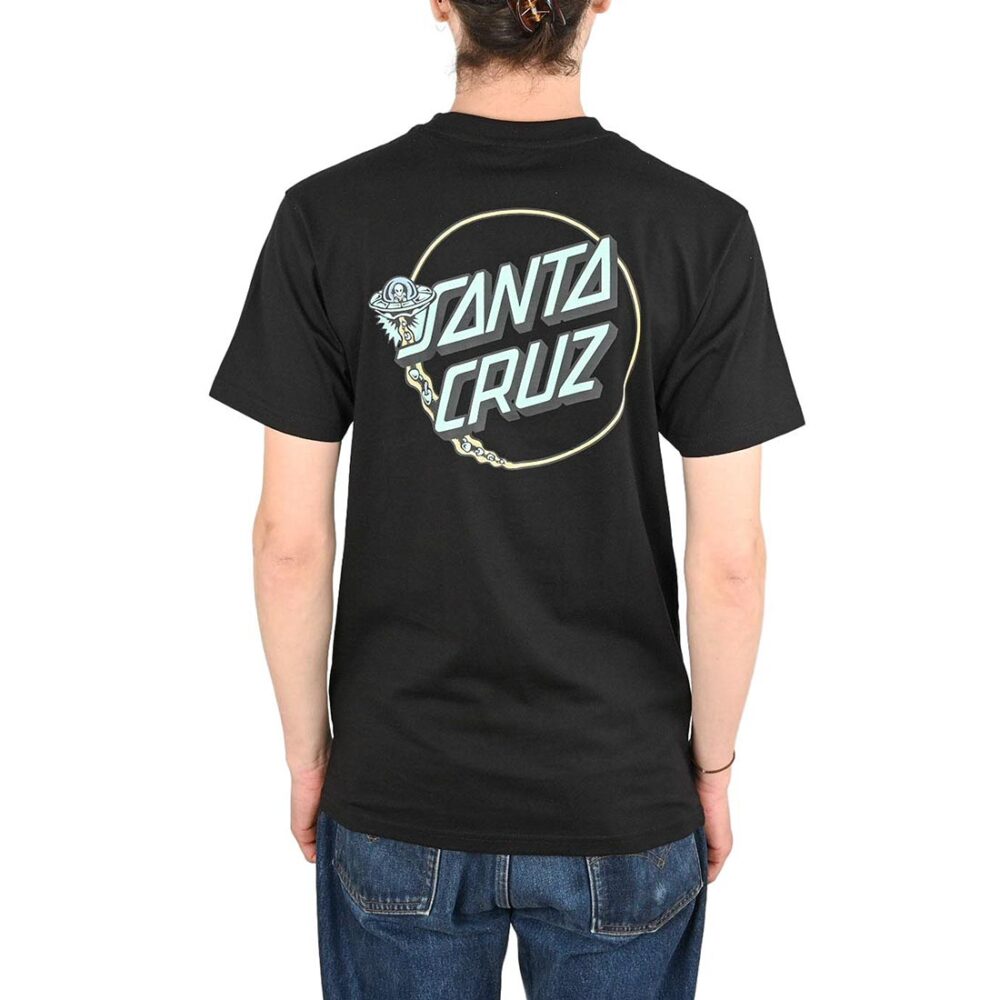 Santa Cruz Winkowski UFO Dot S/S T-Shirt - Black