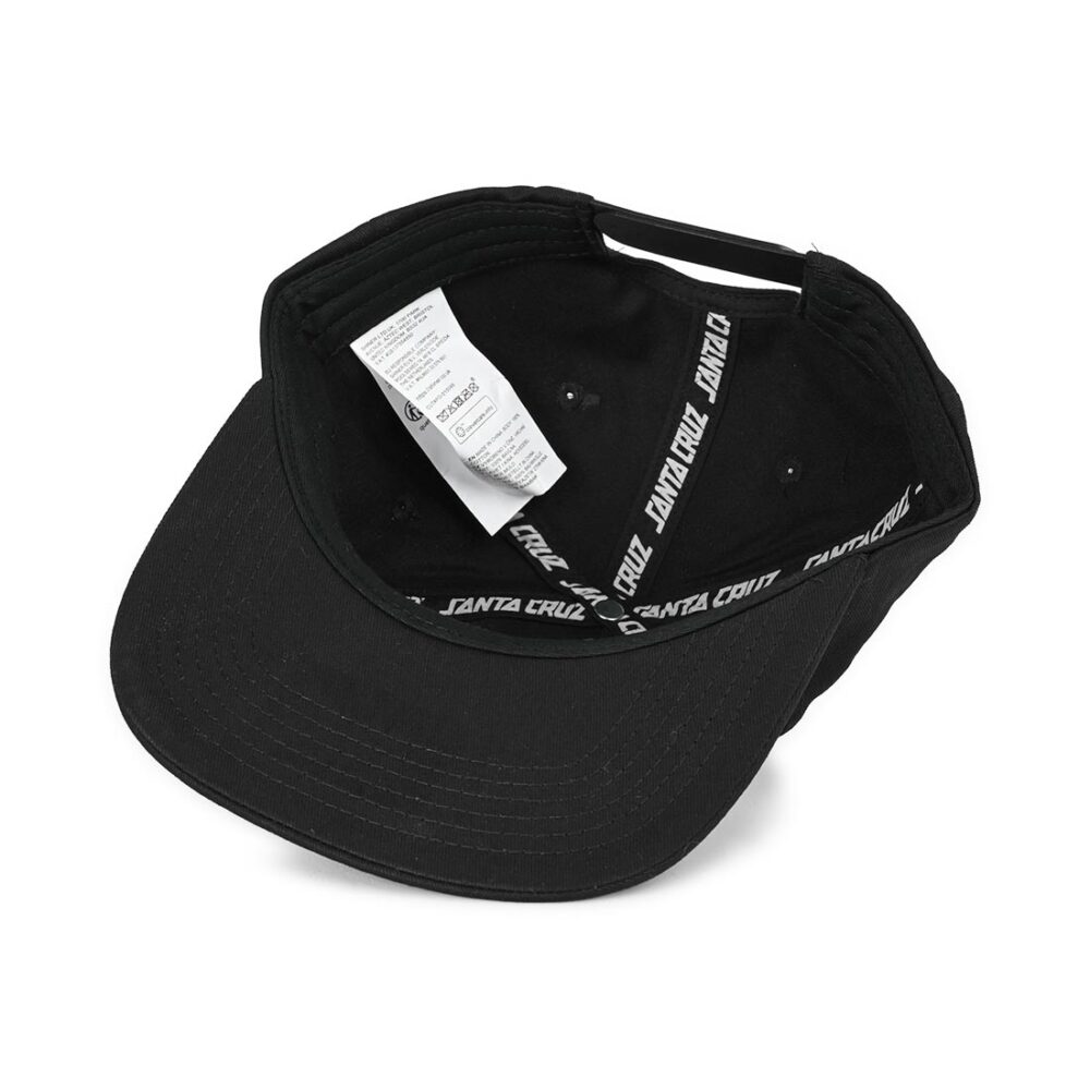 Santa Cruz Winkowski UFO Dot Snapback Cap - Black