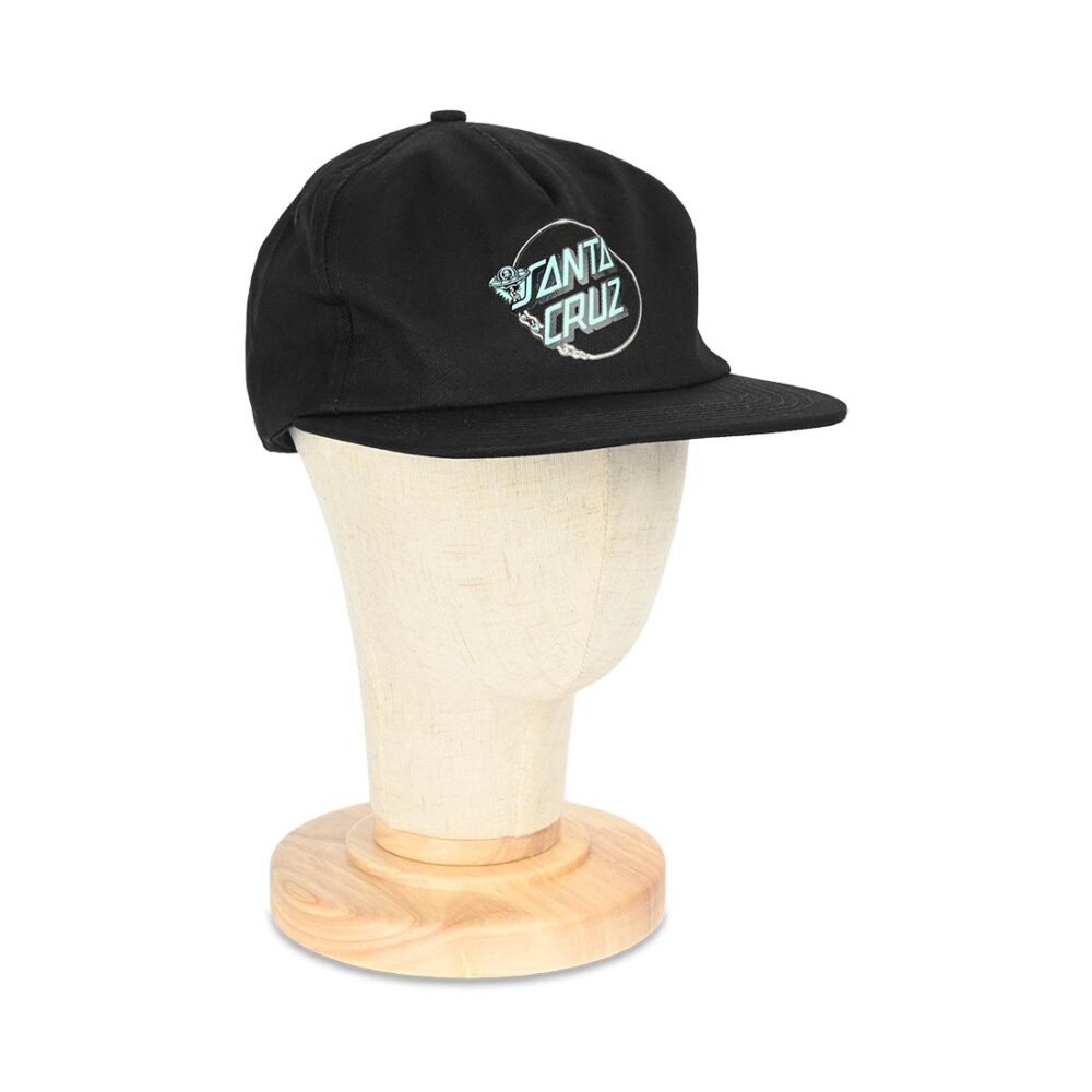 Santa Cruz Winkowski UFO Dot Snapback Cap - Black