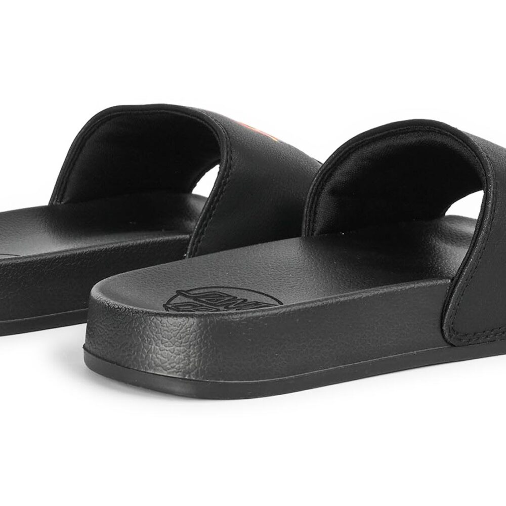 Santa Cruz Youth Classic Dot Slide Sandals - Black