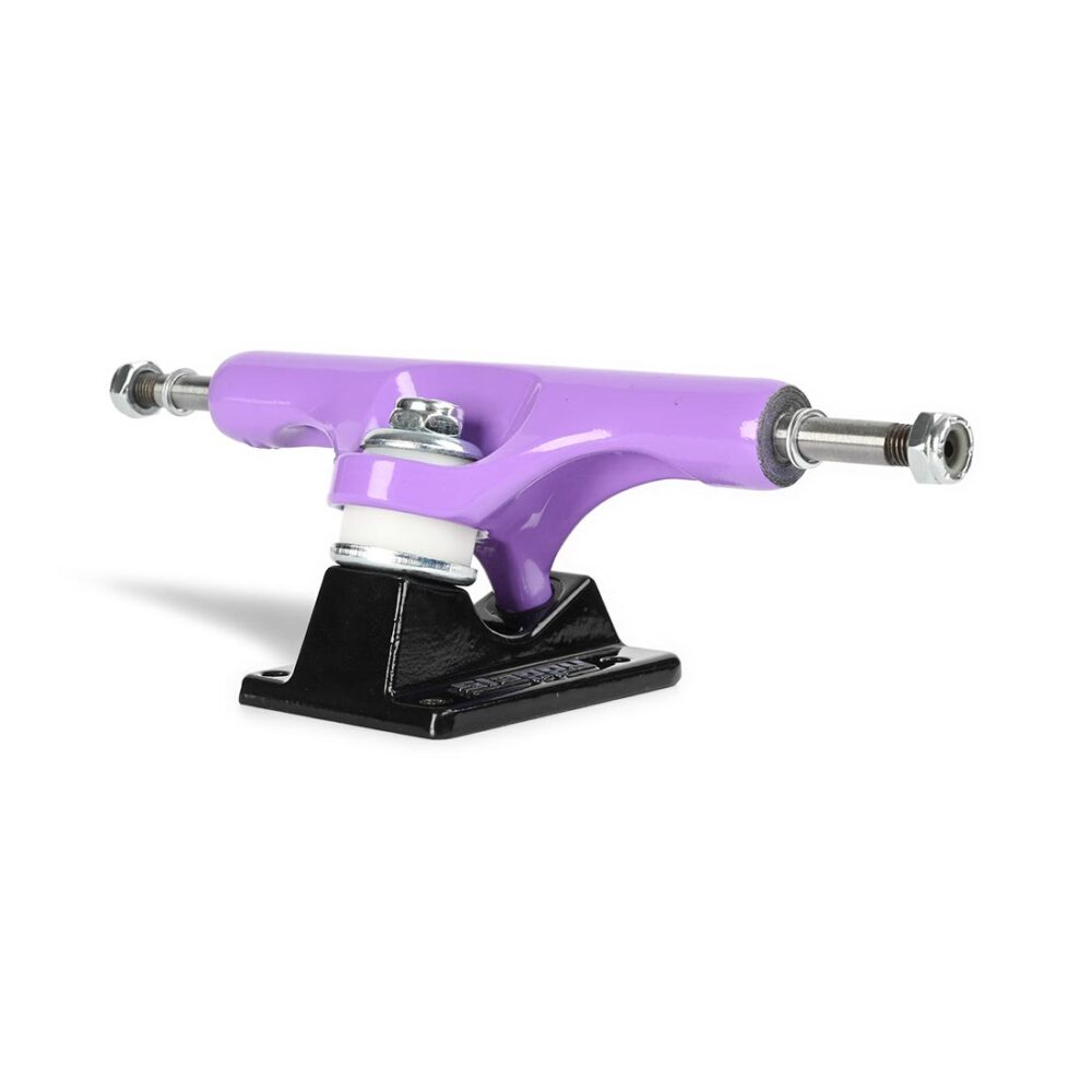 Slappy x Toy Machine ST1 Hollow 8" Skateboard Trucks (Pair) - Purple/Black