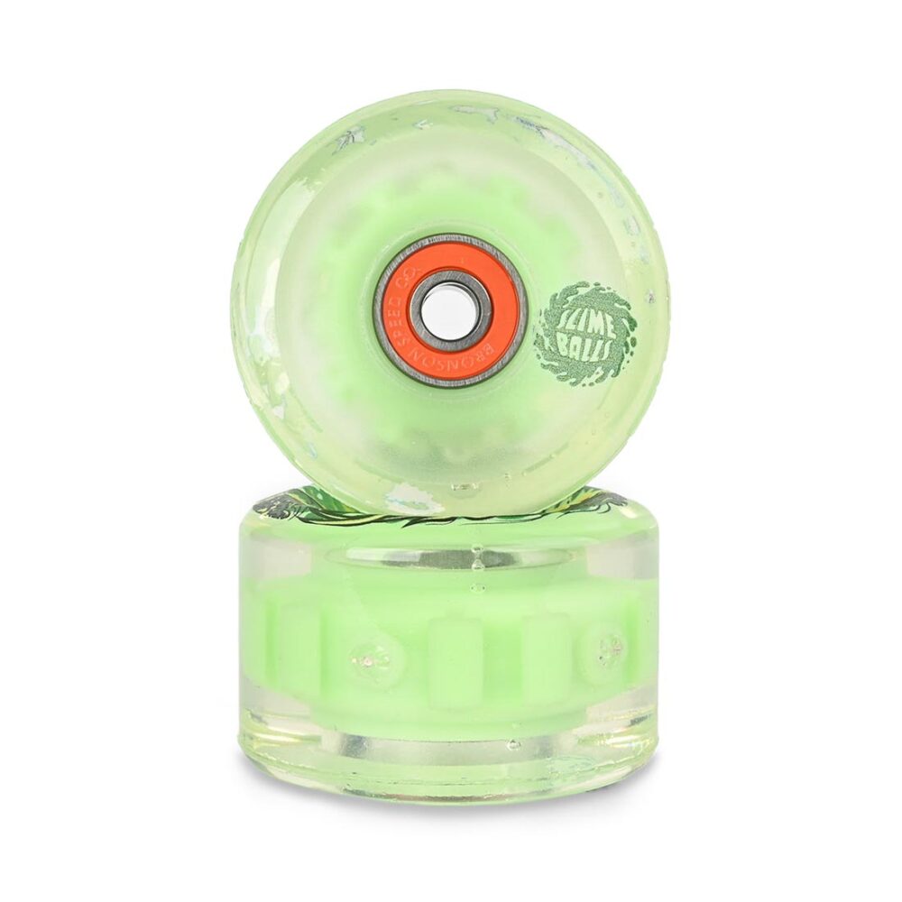 Slime Balls Jelly Fish Light Ups OG Slime 78a 60mm Skateboard Wheels