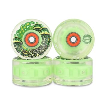 Slime Balls Jelly Fish Light Ups OG Slime 78a 60mm Skateboard Wheels