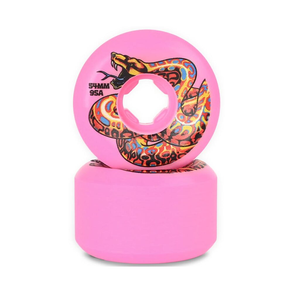 Slime Balls Kendall Snake Hardline 95a 54mm Skateboard Wheels - Pink