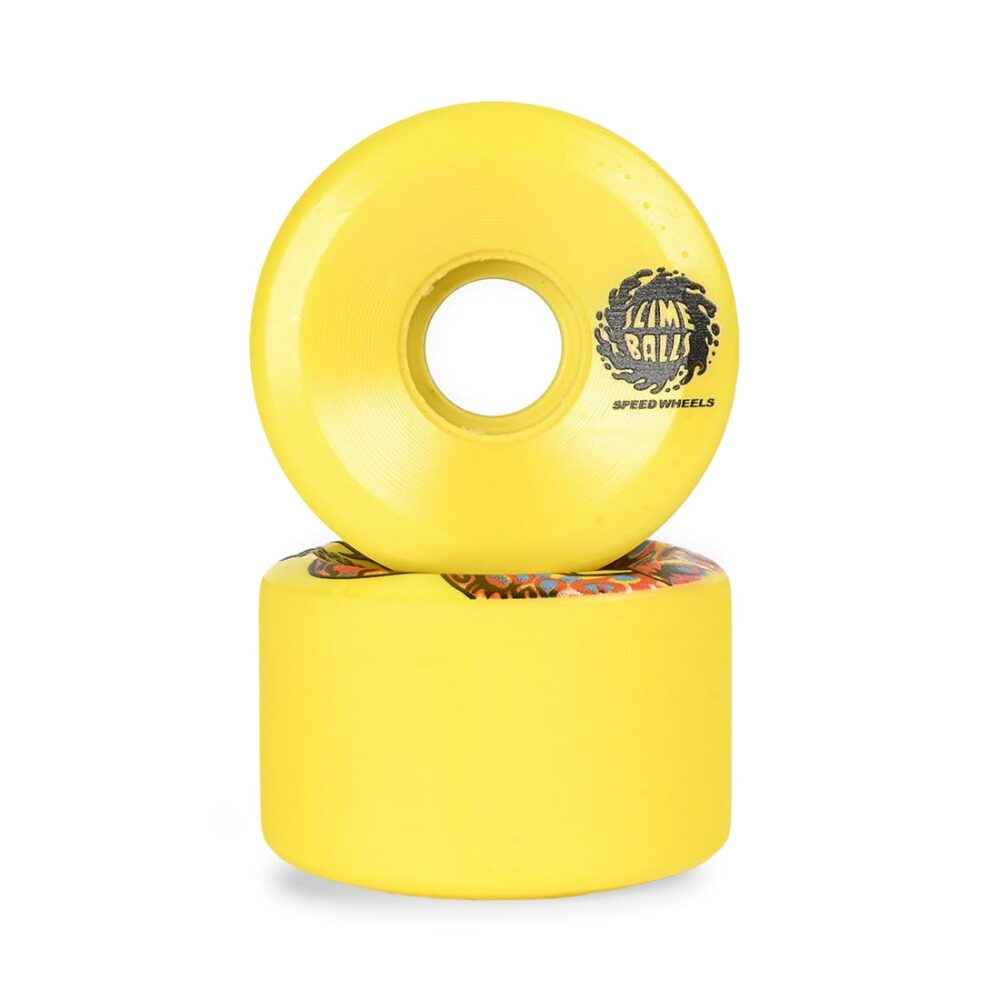 Slime Balls Kendall Snake OG Slime 78a 60mm Skateboard Wheels - Yellow