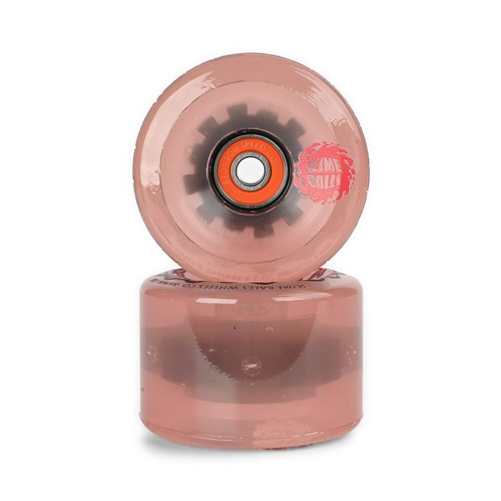 Slime Balls Pink Eye Light Ups OG Slime 78a 66mm Skateboard Wheels