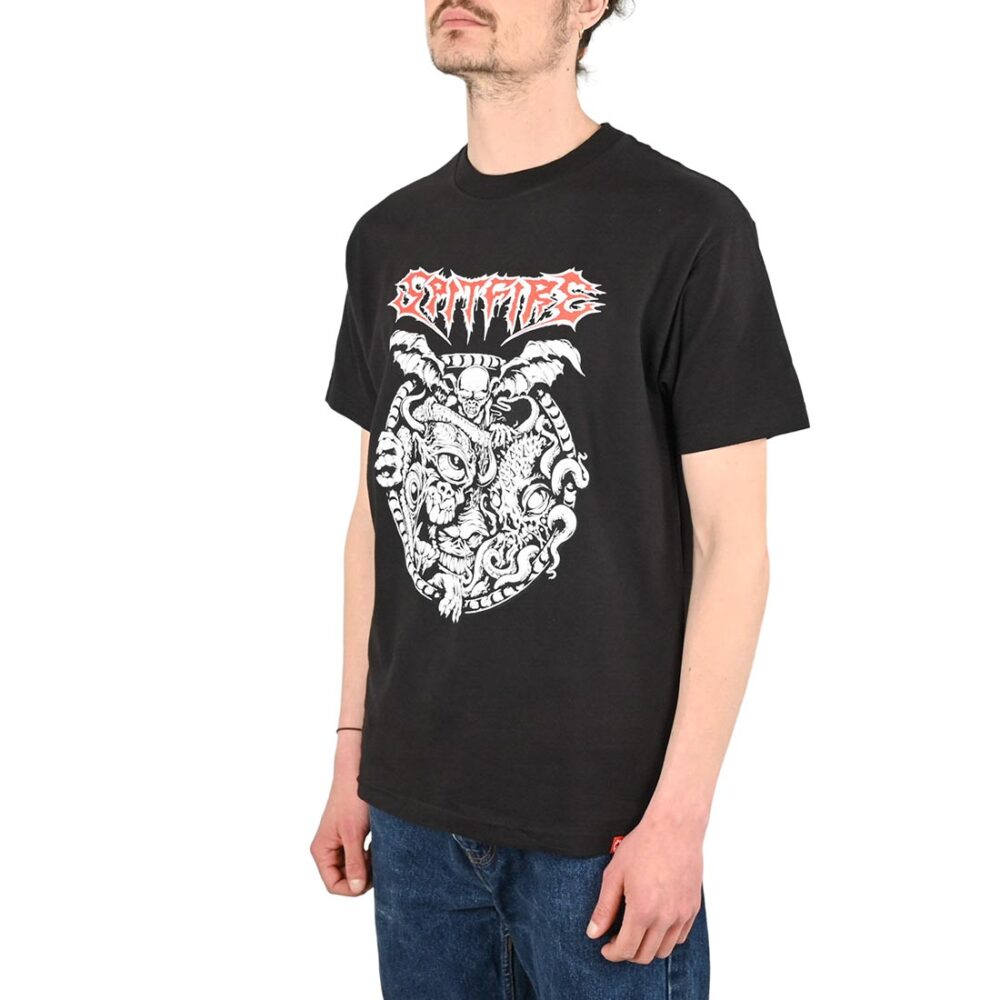 Spitfire Demon Gate S/S T-Shirt - Black/Red