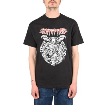 Spitfire Demon Gate S/S T-Shirt - Black/Red