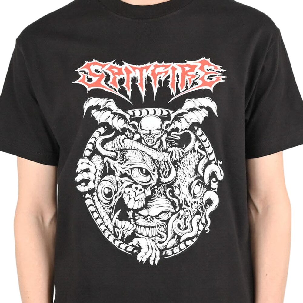 Spitfire Demon Gate S/S T-Shirt - Black/Red