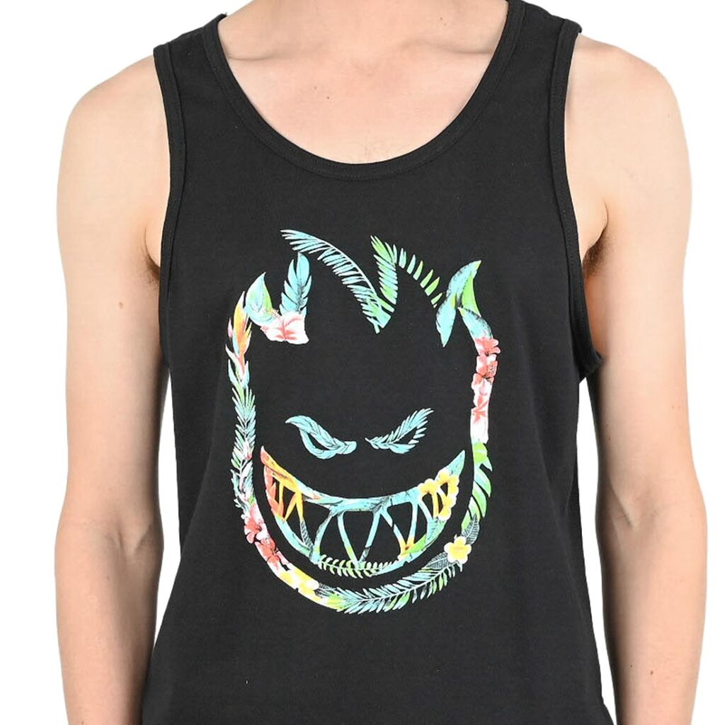 Spitfire Floral Bighead Vest - Black/Multi - Supereight