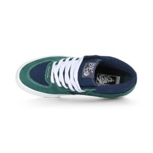 Vans Half Cab Skate Shoes - Tartan Blue/Green