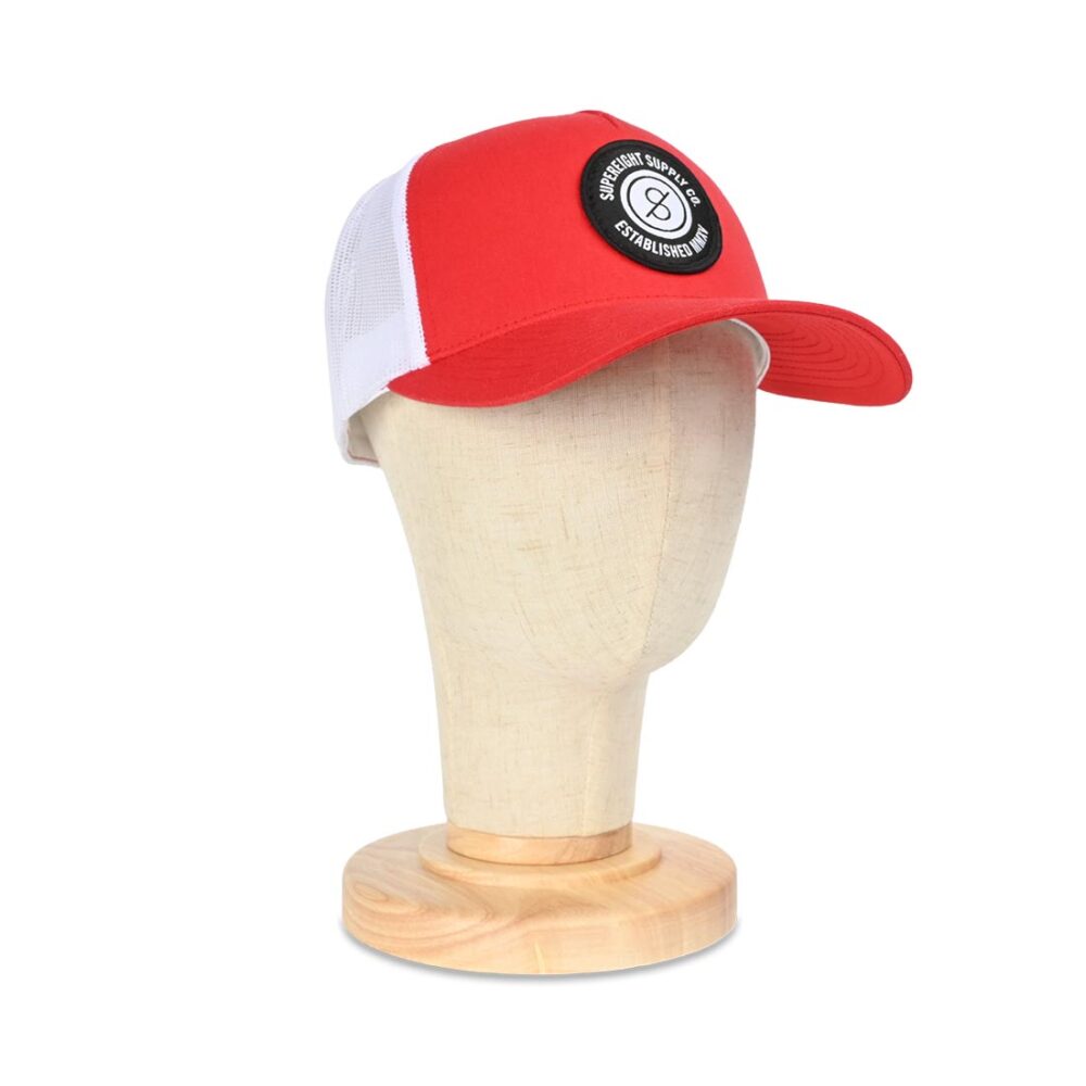Supereight Supply Co Patch Trucker Cap - Red/White