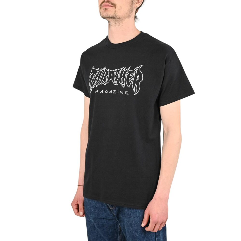 Thrasher Metal S/S T-Shirt - Black