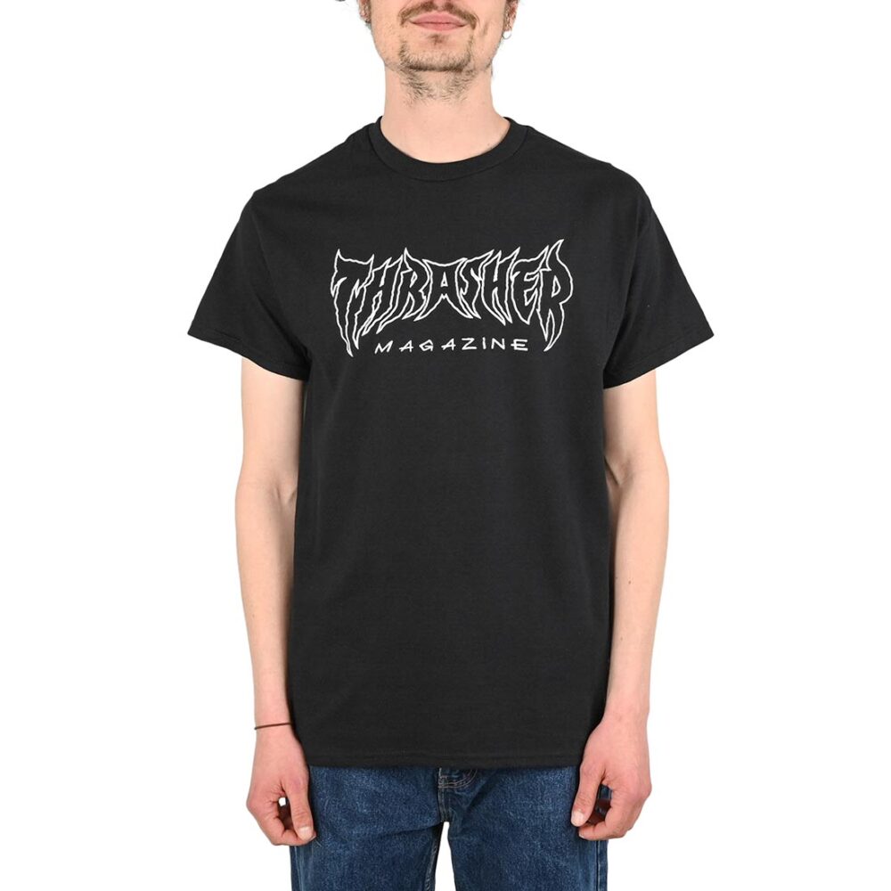 Thrasher Metal S/S T-Shirt - Black