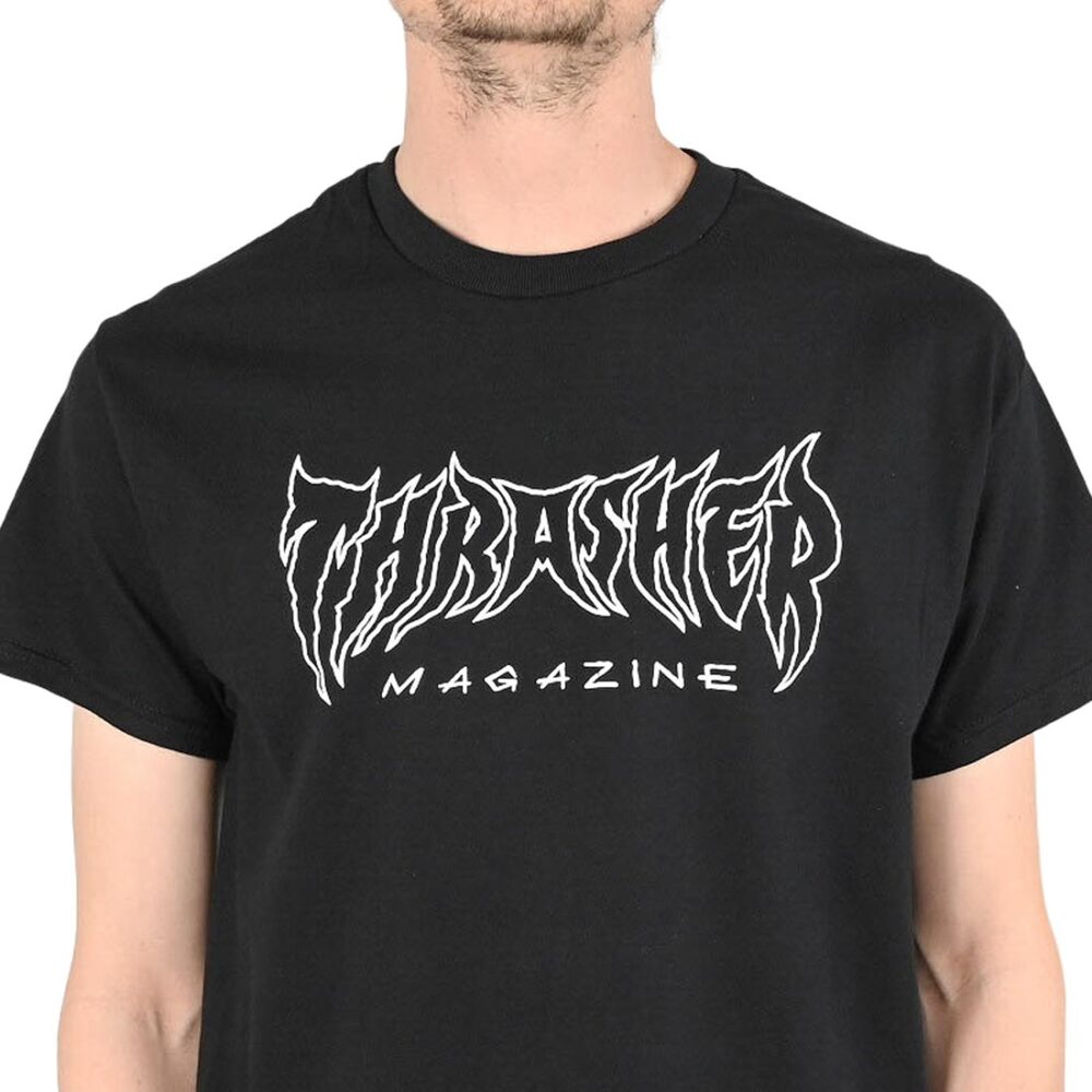 Thrasher Metal S/S T-Shirt - Black