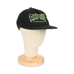 Thrasher Metal Snapback Cap - Black