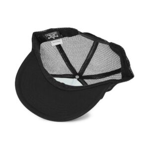 Thrasher Metal Trucker Cap - Black/White/Black