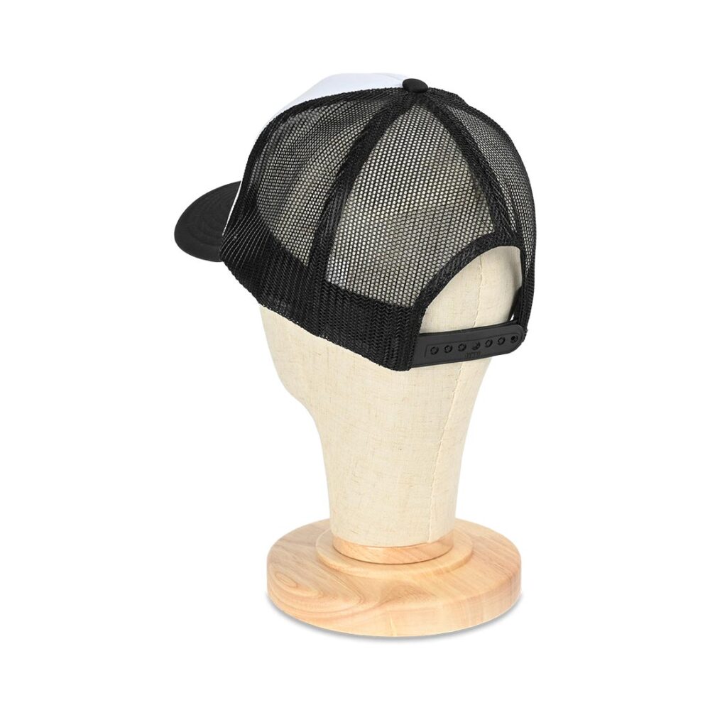 Thrasher Metal Trucker Cap - Black/White/Black