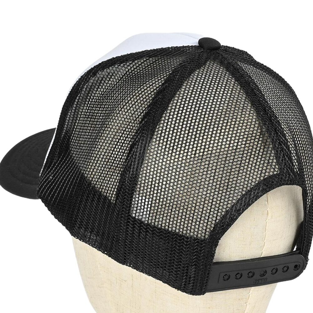 Thrasher Metal Trucker Cap - Black/White/Black
