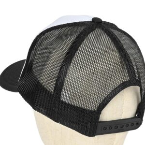 Thrasher Metal Trucker Cap - Black/White/Black