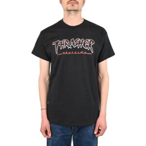Thrasher Slash S/S T-Shirt - Black