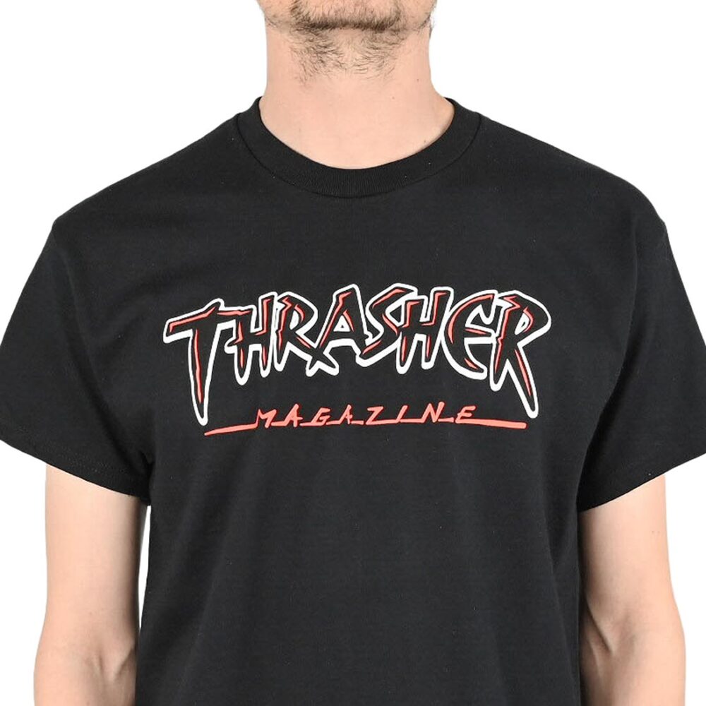 Thrasher Slash S/S T-Shirt - Black
