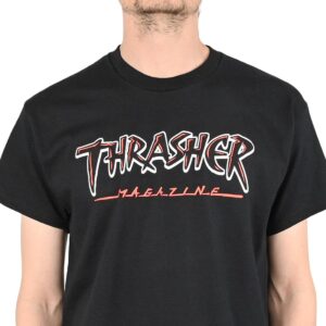 Thrasher Slash S/S T-Shirt - Black