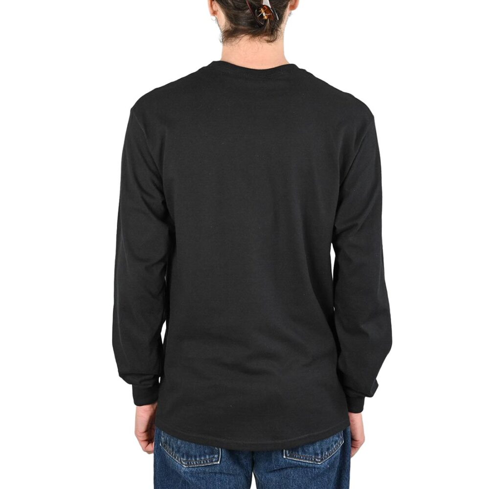 Thrasher Stacked L/S T-Shirt - Black