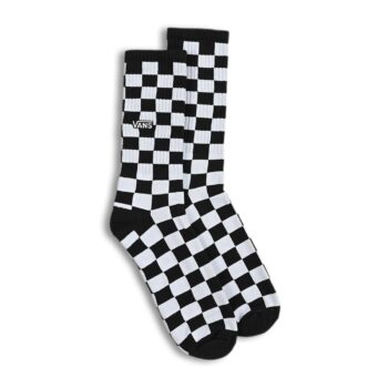 Vans Checkerboard Crew Socks - Black/White