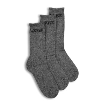 Vans Classic Crew Socks 3 Pack - Black Heather
