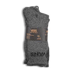 Vans Classic Crew Socks 3 Pack - Black Heather