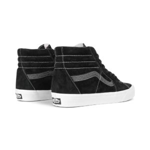 Vans Classic Sk8-Hi Skate Shoes - Black Pig Suede