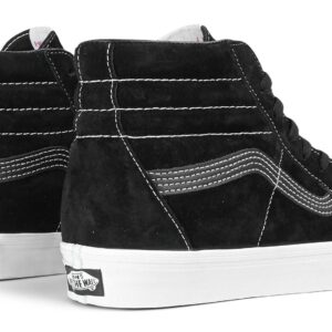 Vans Classic Sk8-Hi Skate Shoes - Black Pig Suede